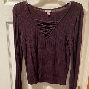 Crop sweater